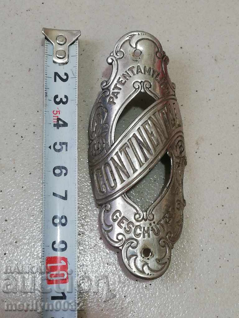 Emblem for German bicycle wheel Continental Third Reich - 5