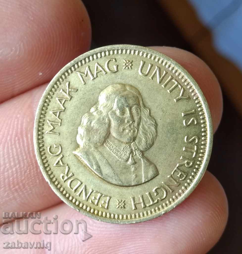 1/2 цент Южна Африка 1964 г. отлична