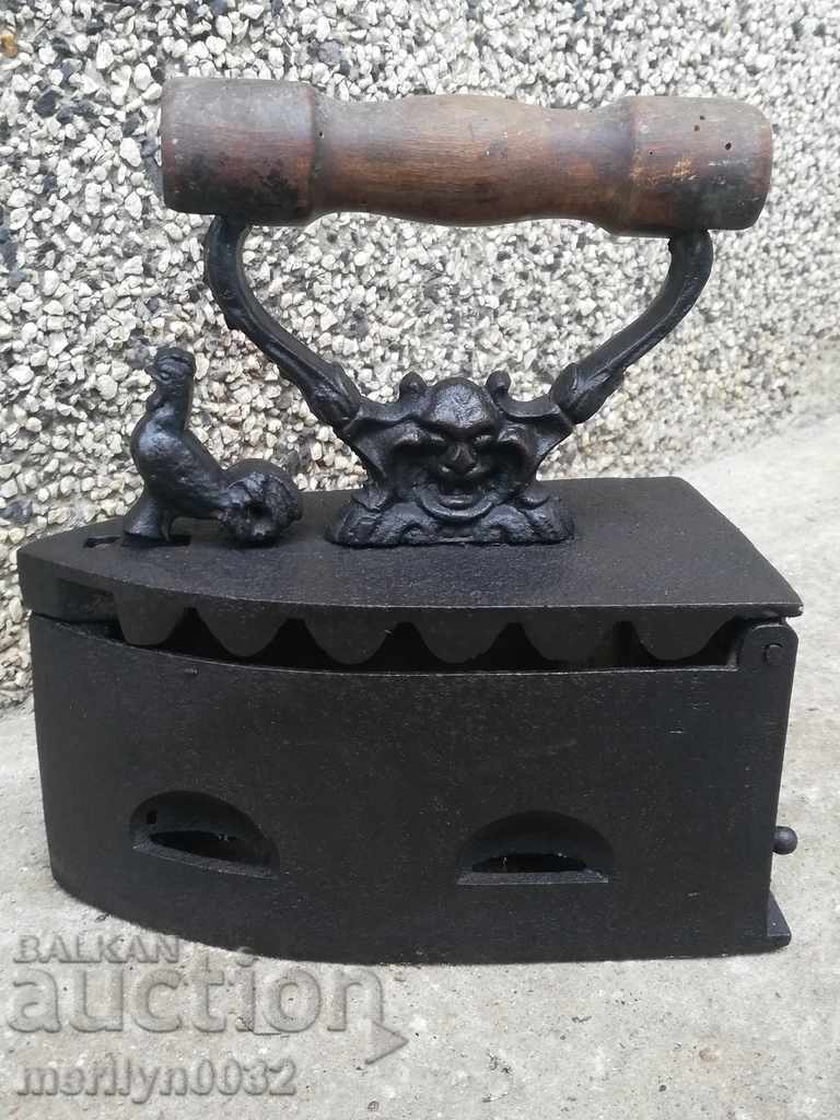 Αντίκα ζεστό σίδερο του 19ου αιώνα - 5 Αντίκα ζεστό σίδερο του 19ου αιώνα - 5