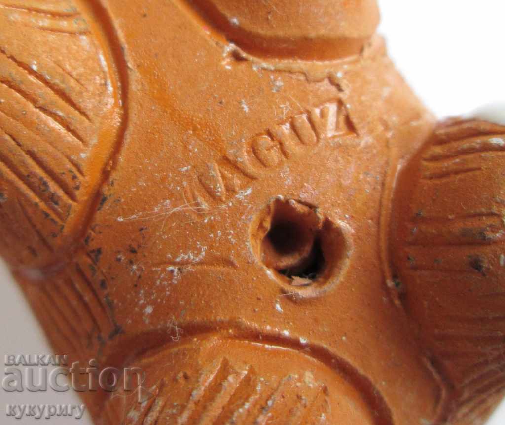 Old author little pig figure ceramic and enamel - 5 Old author little pig figure ceramic and enamel - 5