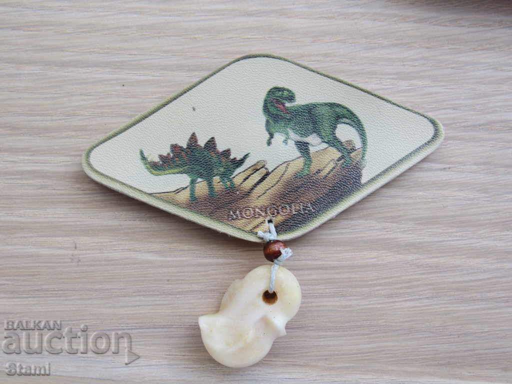 Genuine leather magnet from Mongolia-15 series - 5 Genuine leather magnet from Mongolia-15 series - 5