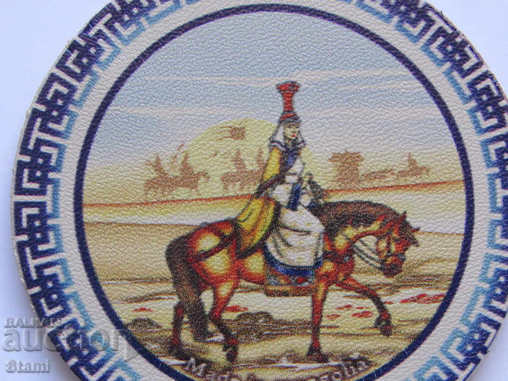 Delivery of Genuine leather magnet from Mongolia-series-16 Delivery of Genuine leather magnet from Mongolia-series-16