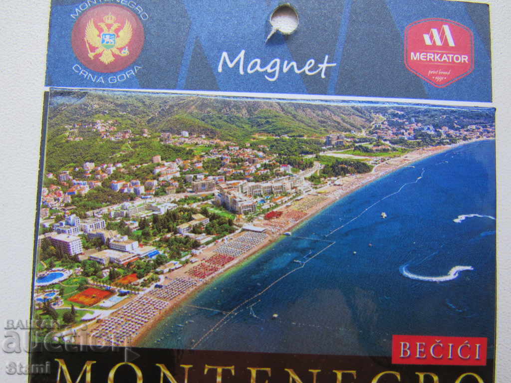 Authentic magnet from Montenegro, series-22 with price 8.00 BGN | € 4.09