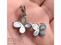 Silver Pendant Butterfly Seed