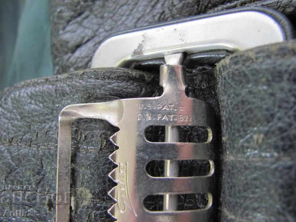 World War II Officer Leather Coat Germany D.R.P - 7 World War II Officer Leather Coat Germany D.R.P - 7