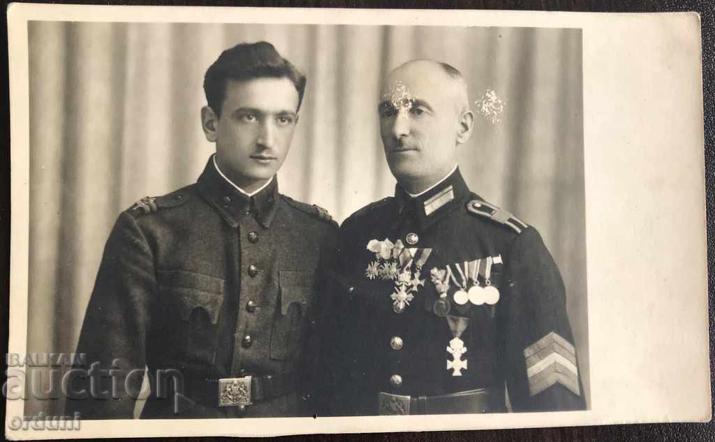 55 Царство България фелтфебел ордени Шумен 1943г.