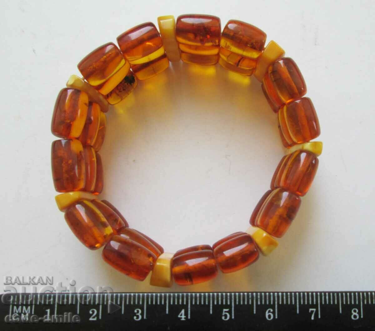 Women's amber bracelet natural amber USSR - 5 Women's amber bracelet natural amber USSR - 5