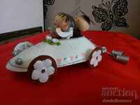 Swedish Plate Toy Car Honeymooners