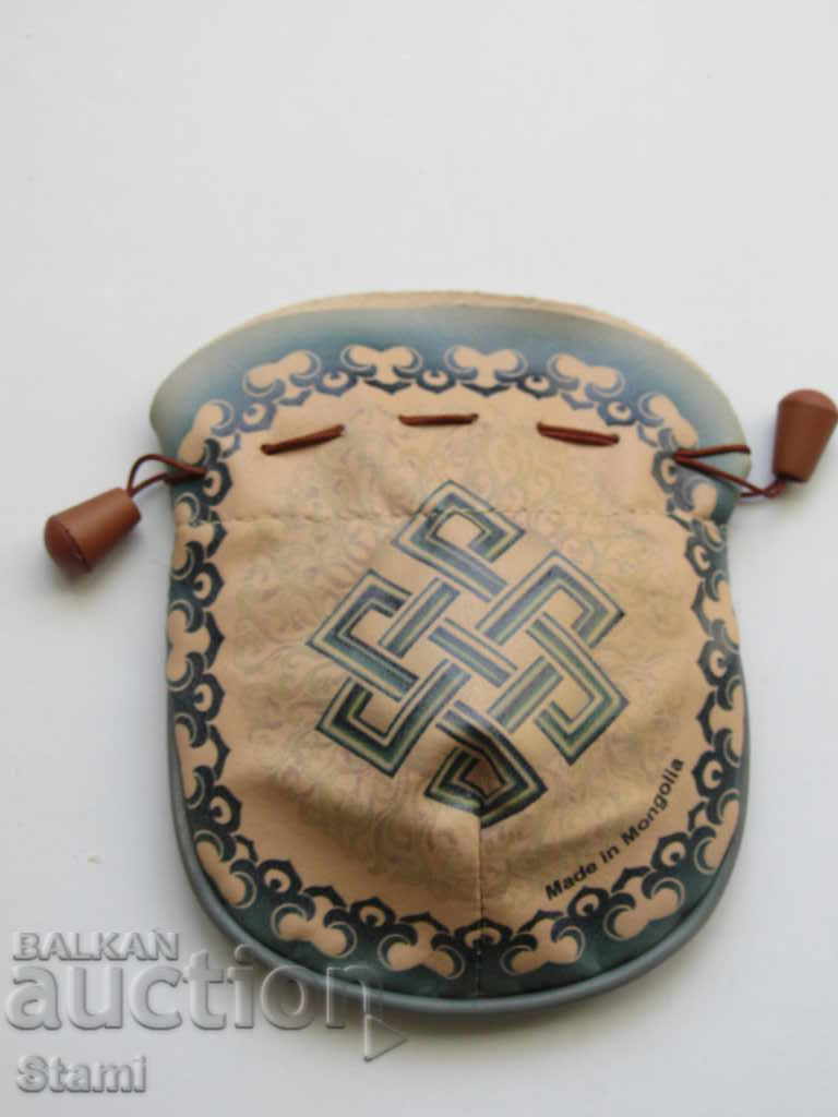 Livrarea Pungia din piele din Mongolia-3