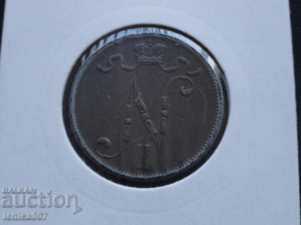 Russia (for Finland) 1908 - 5 pennies - 6 Russia (for Finland) 1908 - 5 pennies - 6