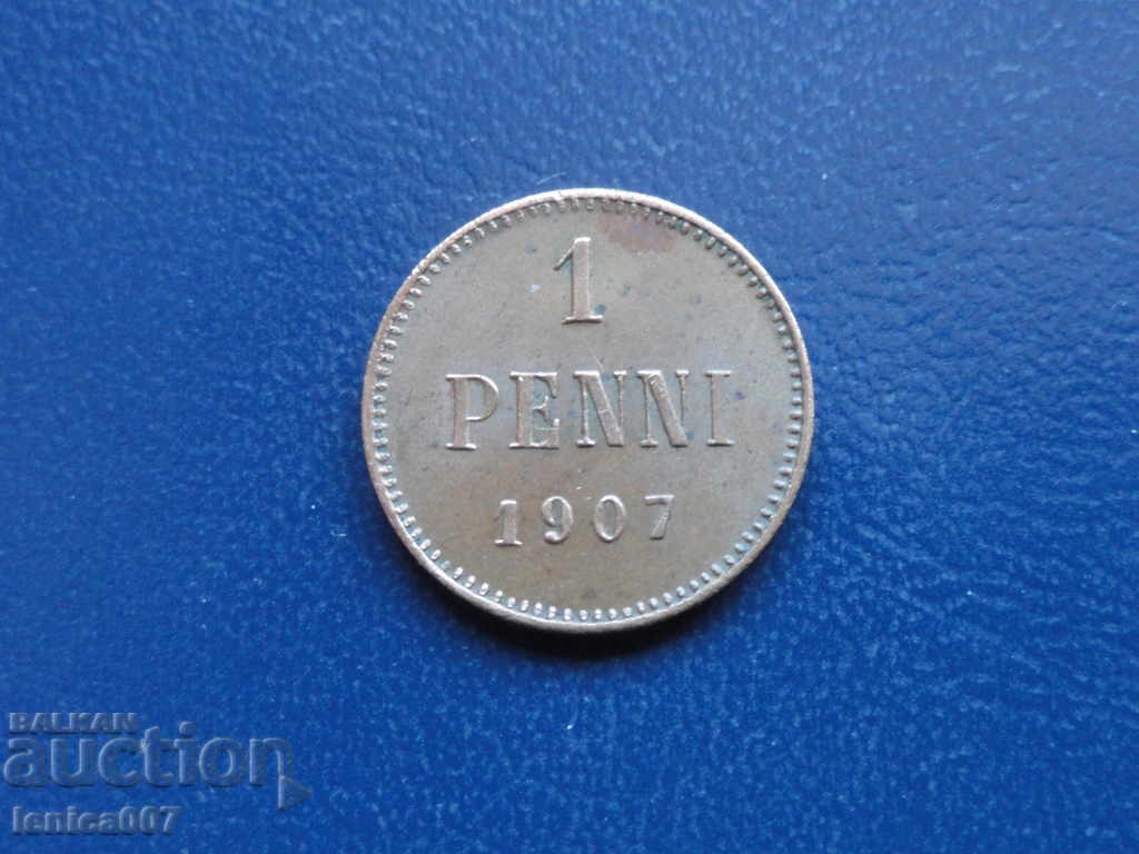Аукцион Русия (за Финландия) 1907г. - 1 пенни Аукцион Русия (за Финландия) 1907г. - 1 пенни