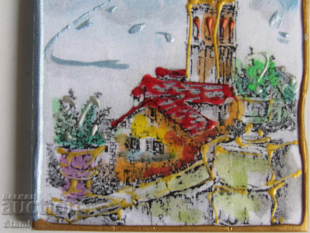 Delivery of Authentic hand-painted magnet from Montenegro, series-45 Delivery of Authentic hand-painted magnet from Montenegro, series-45