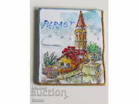 Authentic hand-painted magnet from Montenegro, series-45