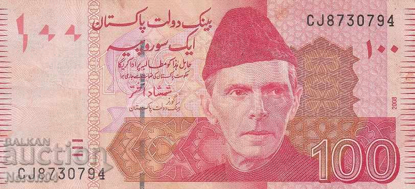 100 rupii 2008, Pakistan