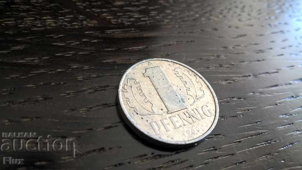 Монета - Германия - 1 пфениг | 1960г.; серия А
