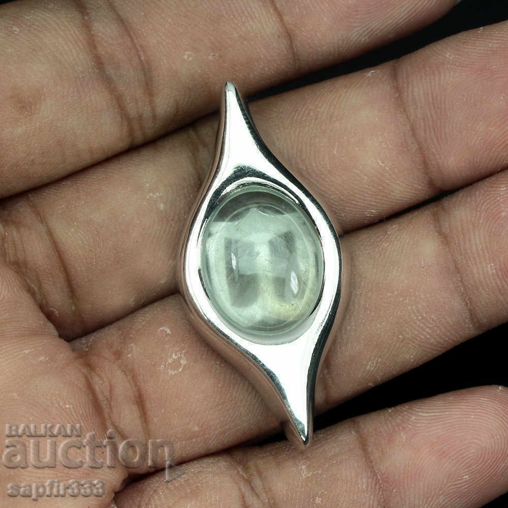 UNIQUE DESIGNER MEDALLION WITH NATURAL LARGE AQUAMARINE with price 392.00 BGN | € 200.43 UNIQUE DESIGNER MEDALLION WITH NATURAL LARGE AQUAMARINE with price 392.00 BGN | € 200.43