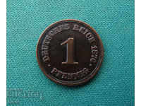 Германия  1  Пфенниг  1876 А  Берлин  Рядка Монета