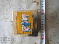 Стара ламаринена тенекиена кутия за цигари Senossi 3
