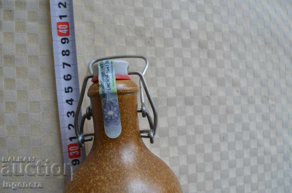 Auction BOTTLE CERAMICS, ORIGINAL, BANDEROL, SHISEH Auction BOTTLE CERAMICS, ORIGINAL, BANDEROL, SHISEH