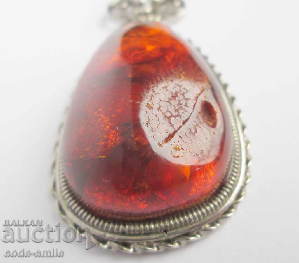 Delivery of Necklace necklace medallion natural unprocessed amber USSR Delivery of Necklace necklace medallion natural unprocessed amber USSR
