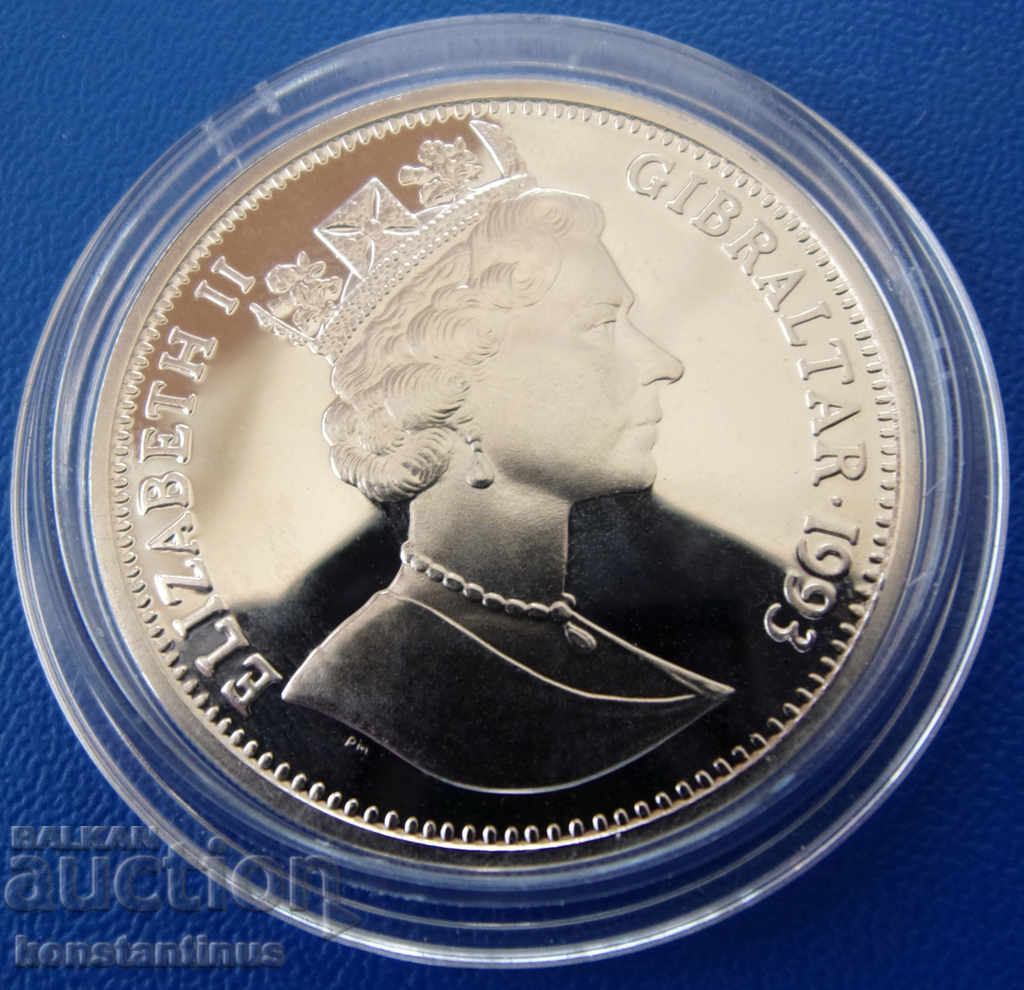 Gibraltar 14 Ecu 1993 Silver UNC PROOF Rare cu preț € 21.47 | 41.99 BGN