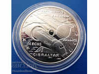 Gibraltar 14 Ecu 1993 Silver UNC PROOF Rare