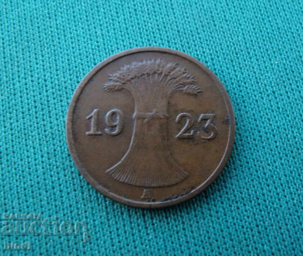 Германия 1 Рентенпфенниг 1923 А Берлин Рядка Монета с цена € 1.70 | 3.32 лв. Германия 1 Рентенпфенниг 1923 А Берлин Рядка Монета с цена € 1.70 | 3.32 лв.