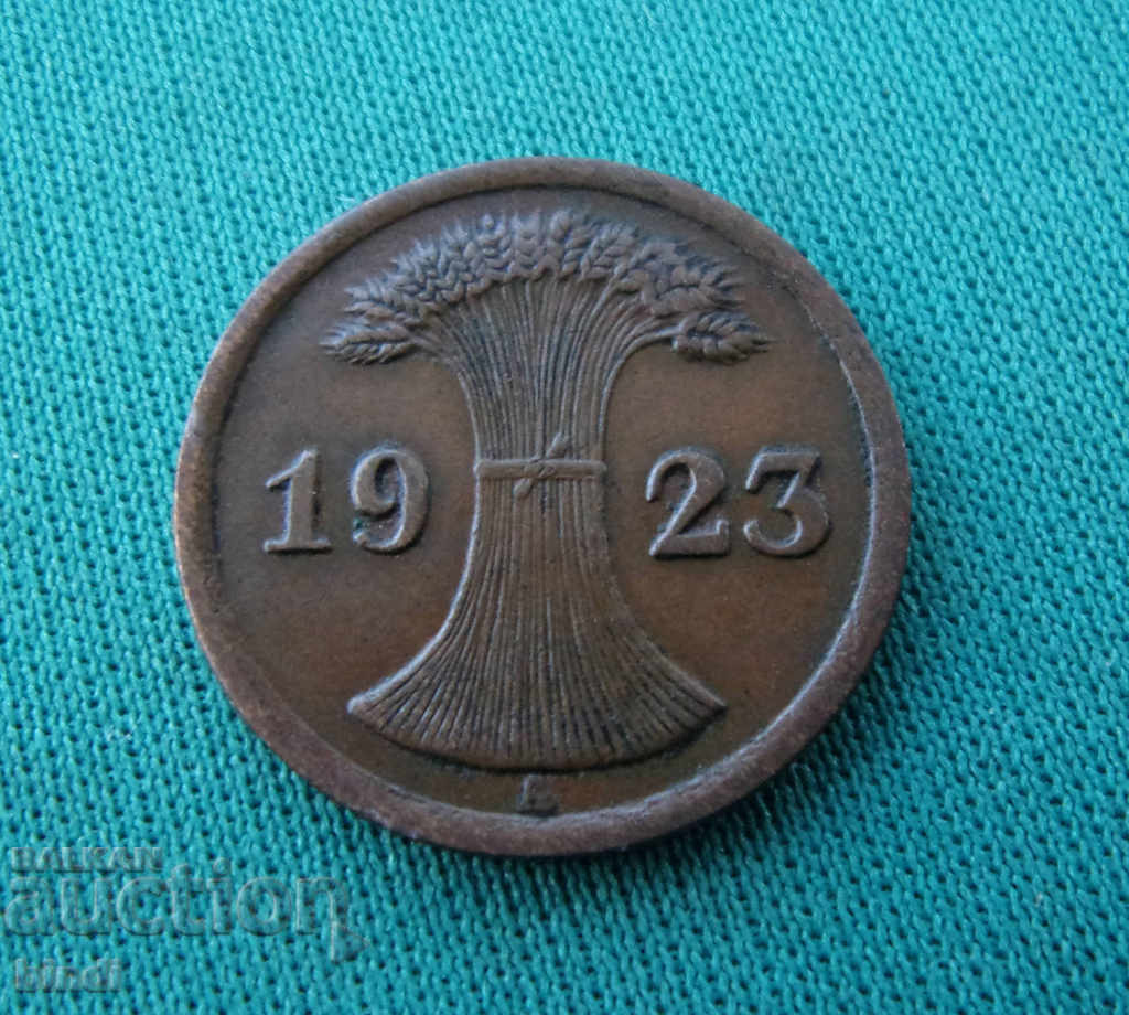 Germania 2 Rentenpfenning 1923 O monedă rară din Berlin cu preț € 1.70 | 3.32 BGN Germania 2 Rentenpfenning 1923 O monedă rară din Berlin cu preț € 1.70 | 3.32 BGN