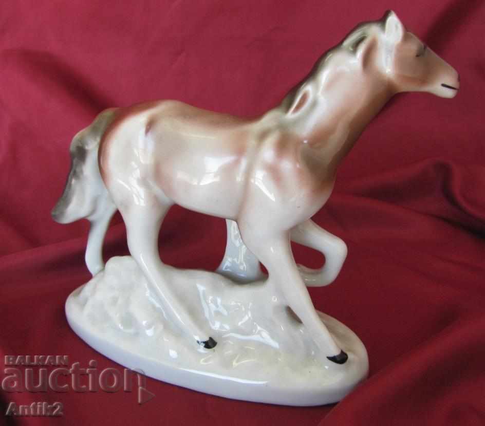 The 60s Old Porcelain Figure Horse Marked IZIDA with price 90.00 BGN | € 46.02 The 60s Old Porcelain Figure Horse Marked IZIDA with price 90.00 BGN | € 46.02