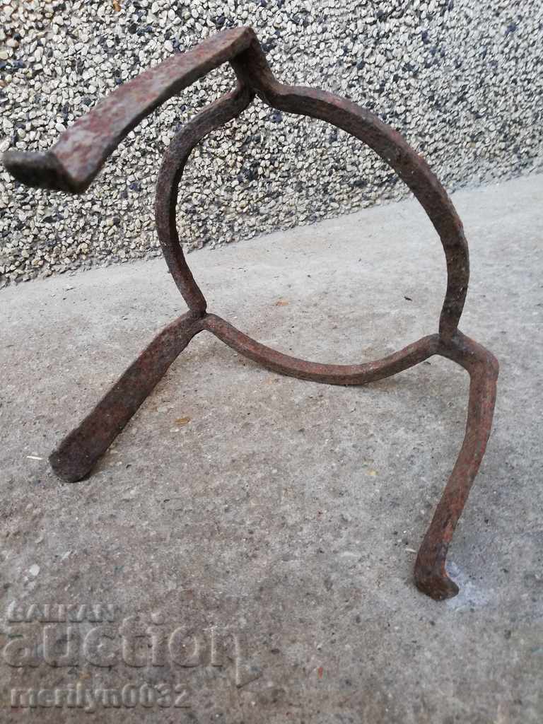 Auction Antique wrought iron stove, hearth, grill, wrought iron Auction Antique wrought iron stove, hearth, grill, wrought iron