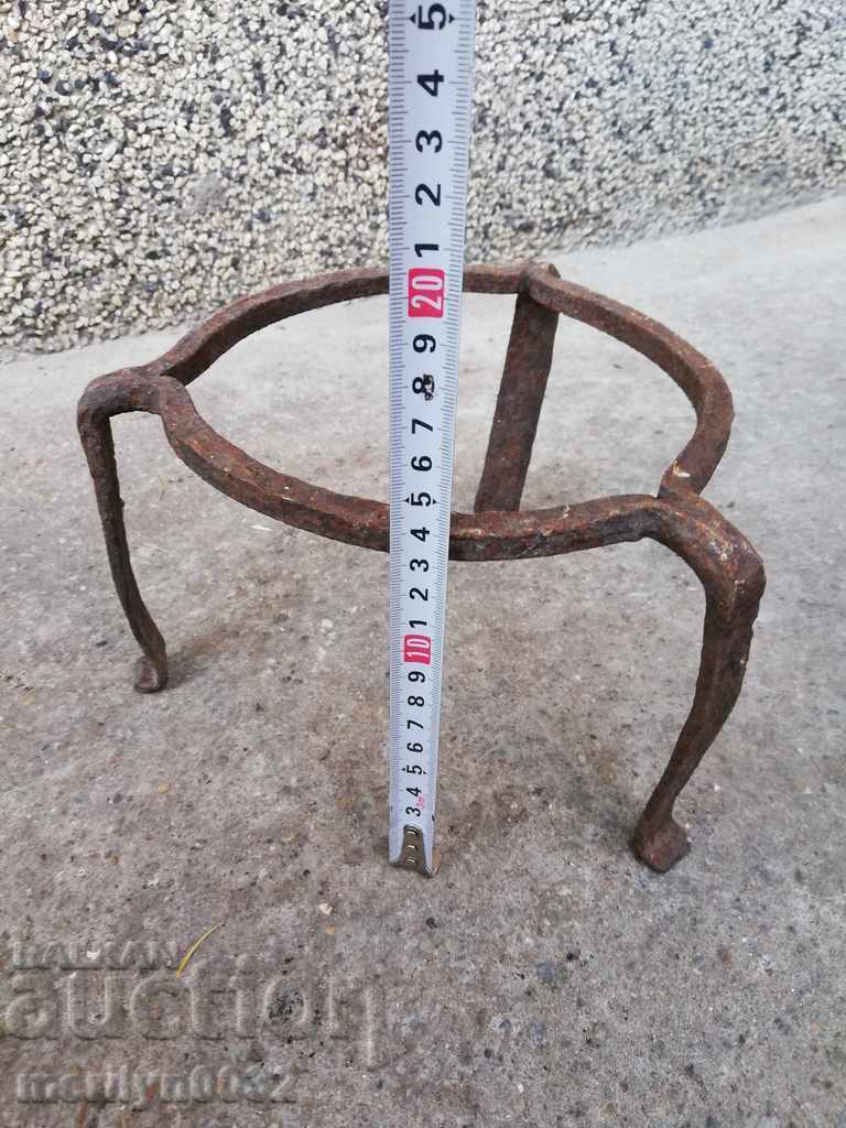 Antique wrought iron stove, hearth, grill, wrought iron - 5 Antique wrought iron stove, hearth, grill, wrought iron - 5