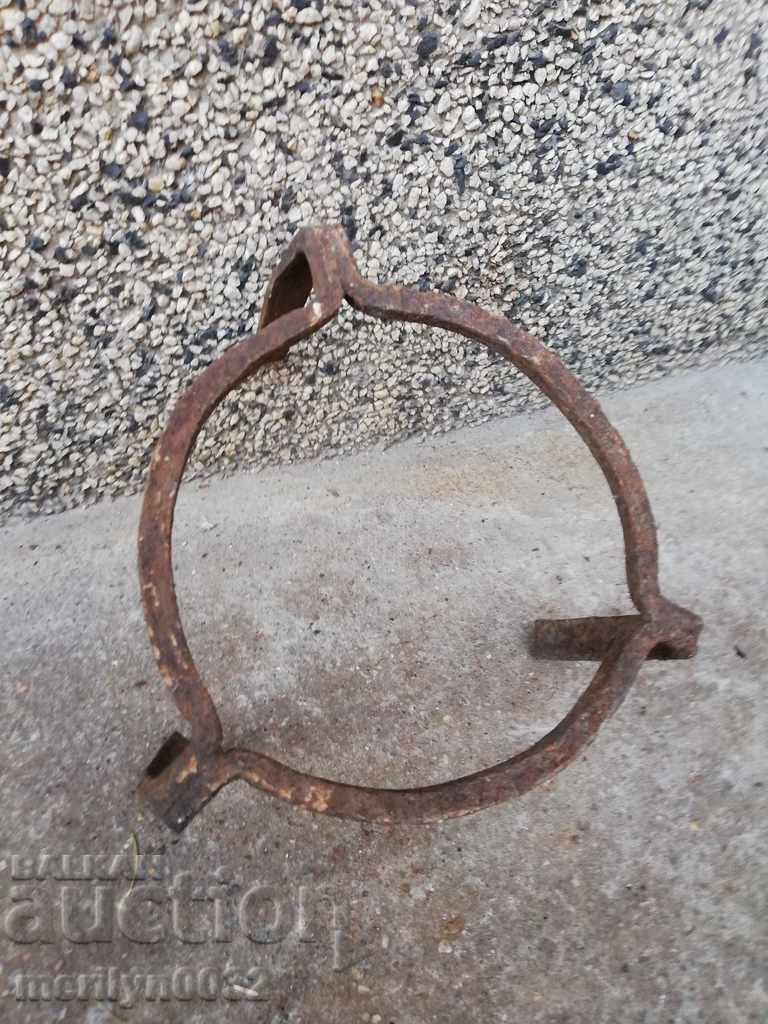 Antique wrought iron stove, hearth, grill, wrought iron - 6 Antique wrought iron stove, hearth, grill, wrought iron - 6