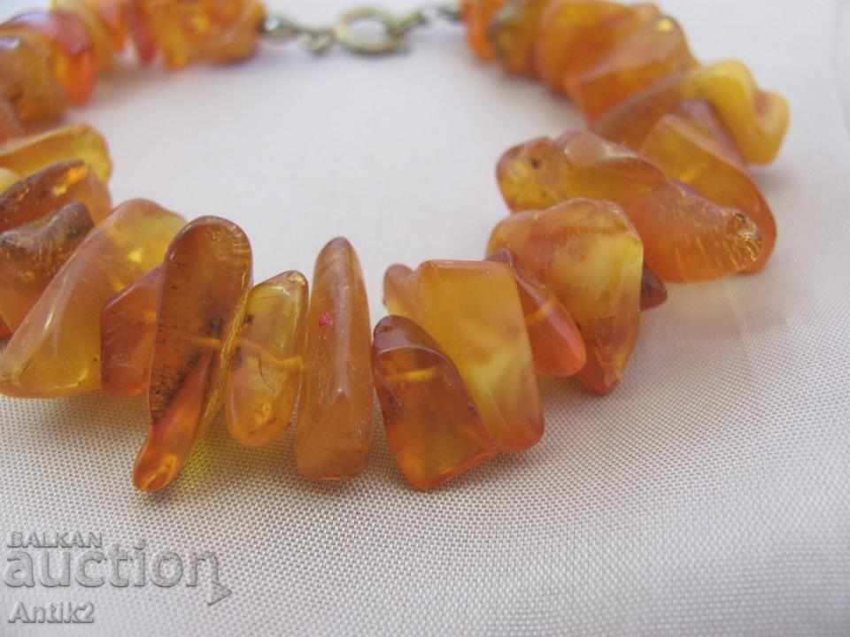 Old Uncut Amber Set Bracelet and Earrings - 5 Old Uncut Amber Set Bracelet and Earrings - 5