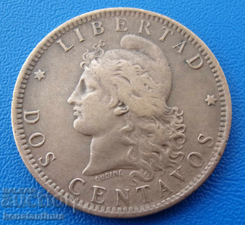 Argentina 2 Центаво 1890 Rare cu preț € 5.11 | 9.99 BGN