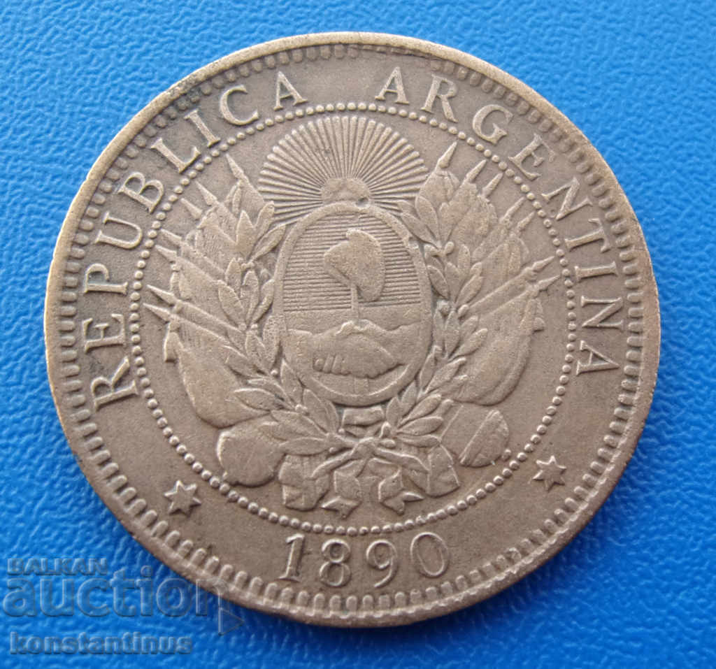 Argentina 2 Центаво 1890 Rare