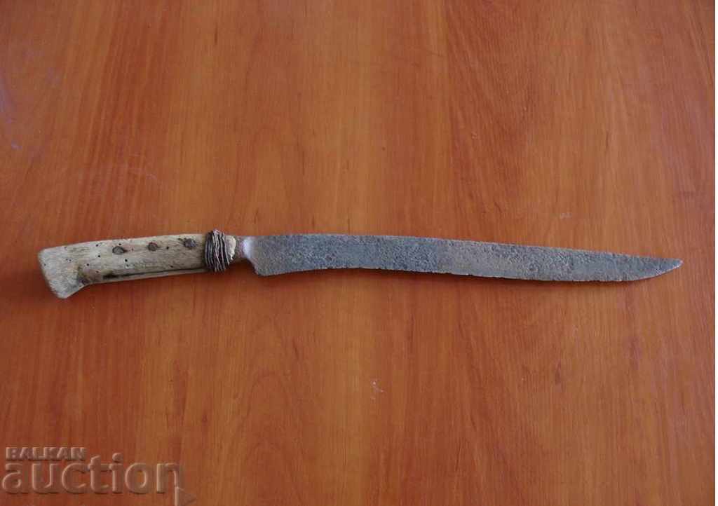 παλιό σφυρήλατο μαχαίρι akulak karakulak παλιό σφυρήλατο μαχαίρι akulak karakulak