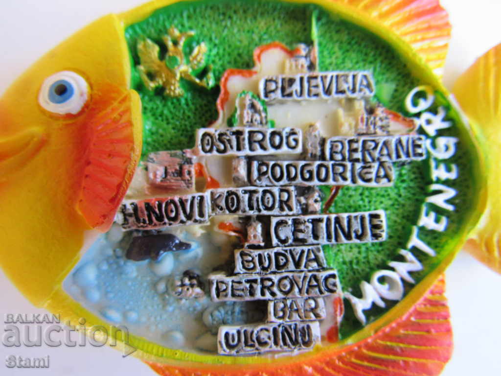 Auction  Authentic ceramic 3D magnet from Montenegro, series-56