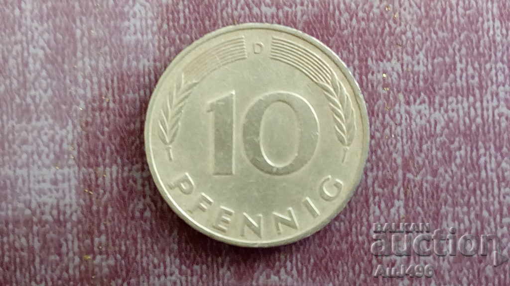 10 PFENNING 1977 (XF) * με τιμή € 2.54 | 4.97 BGN
