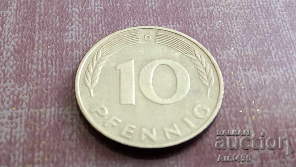 Delivery of 10 PFENNING 1977 (XF) * Delivery of 10 PFENNING 1977 (XF) *