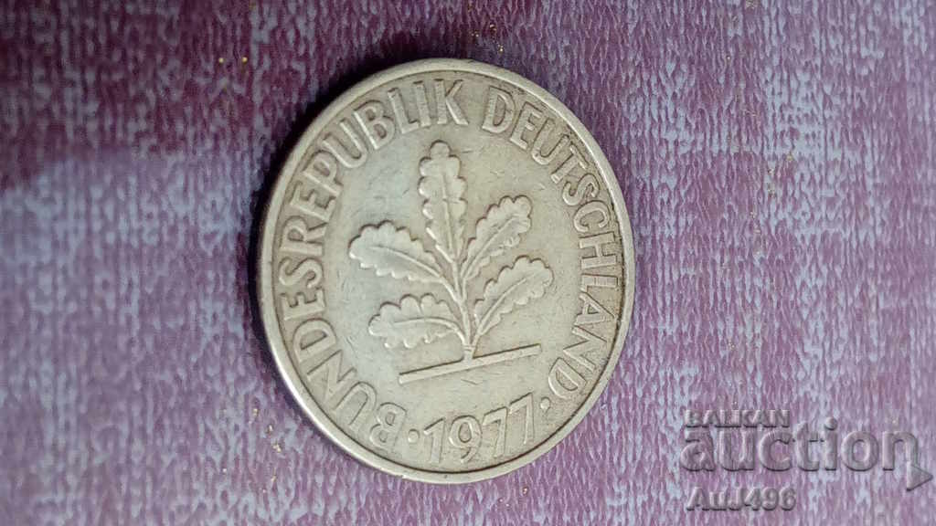 10 PFENNING 1977 (XF) * - 7 10 PFENNING 1977 (XF) * - 7