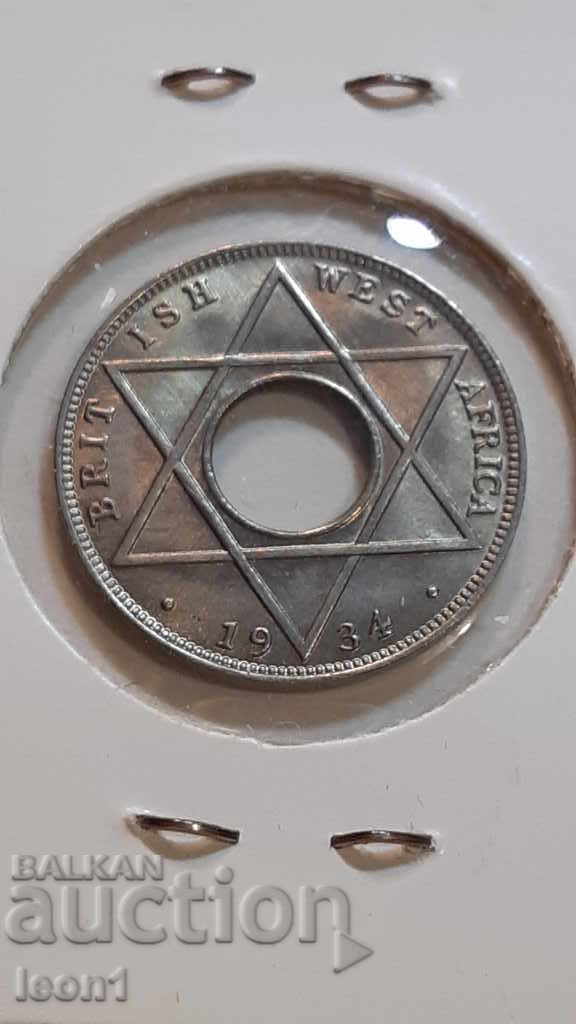 1/10 penny 1934 British West Africa with price 45.00 BGN | € 23.01 1/10 penny 1934 British West Africa with price 45.00 BGN | € 23.01