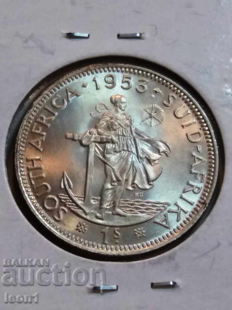 1 shilling 1953 South Africa