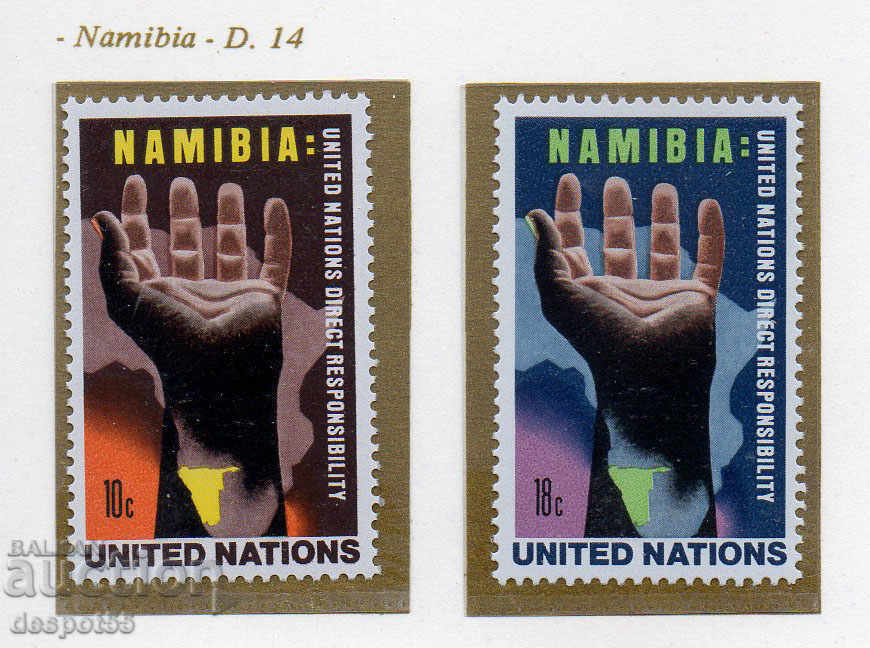 1975. ONU din New York. Namibia - responsabilitatea directă a Organizației Națiunilor Unite.