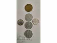 Лот монети от ГДР 1,10 и 20 пфенинг
