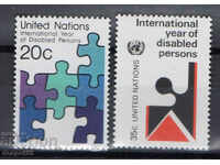1981 Ηνωμένα Έθνη - Νέα Υόρκη. Διεθνές Έτος των Ατόμων με Αναπηρίες