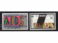 1990. UN-New York. AIDS campaign.