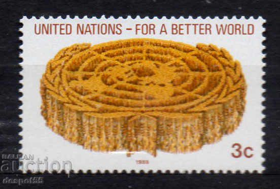 1988. UN-New York. UN - "For a better world".