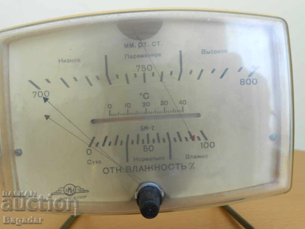 Delivery of Old Russian device thermometer humidity pressure Delivery of Old Russian device thermometer humidity pressure