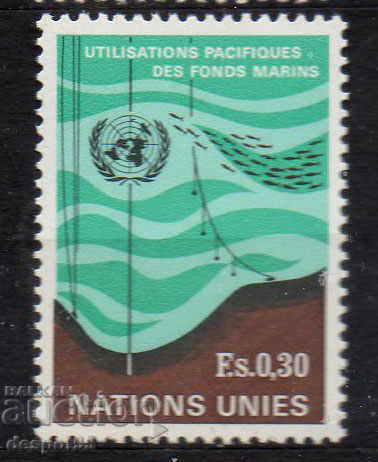 1971. ΟΗΕ-Γενεύη. Οικολογική χρήση του ωκεανού.