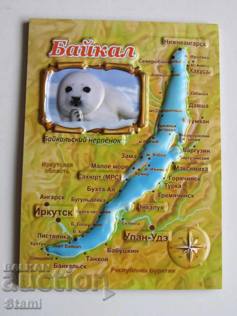 Authentic 3D magnet from Lake Baikal, Russia-32 series